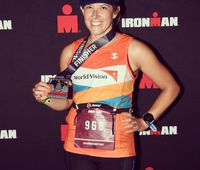 Nicole Devine... you are an Ironman!