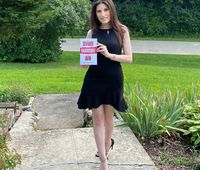 Marie Sarantakis with her newly released best-selling divorce guide