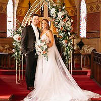 Matthew & Jilian wed on their 12-year dating anniversary.
